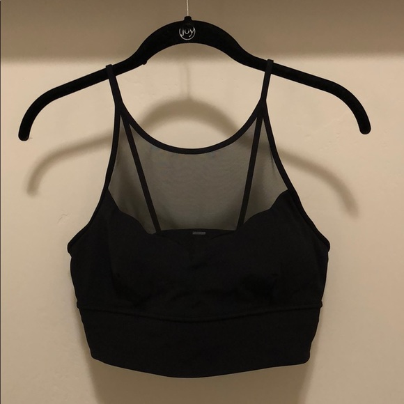 scalloped sports bra